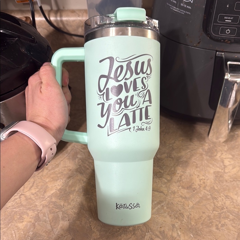 Russ Green Mug Insulated Matte Finish